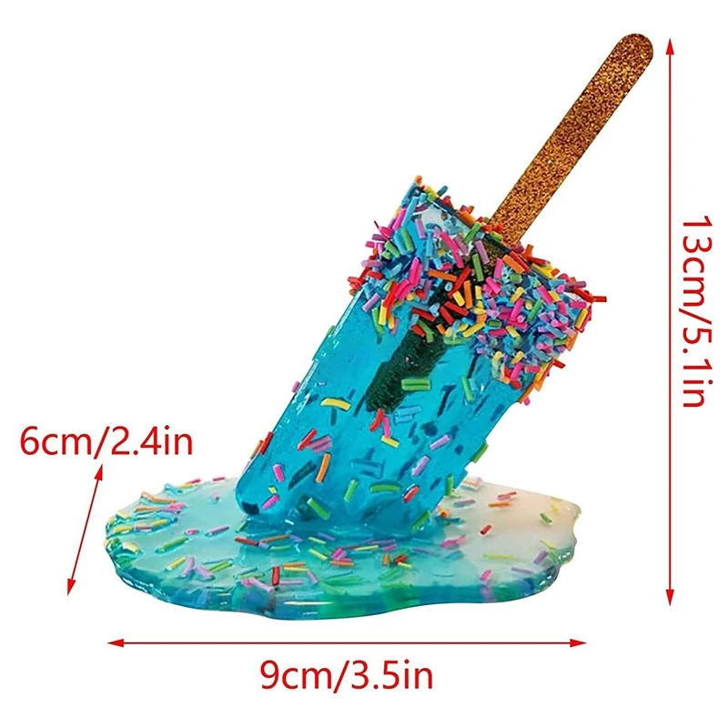

Melting Popsicle Sculpture Art Sculpture Modern Home Decor Creative Gifts Modern Home Decor Office Ornaments Decoration Tool