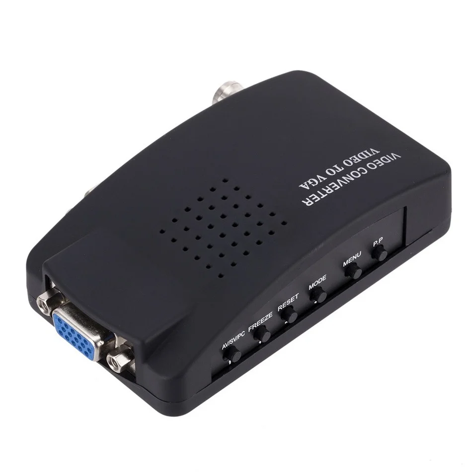 Композитный преобразователь BNC VGA с S-Video на видеоадаптер выходом цифровой