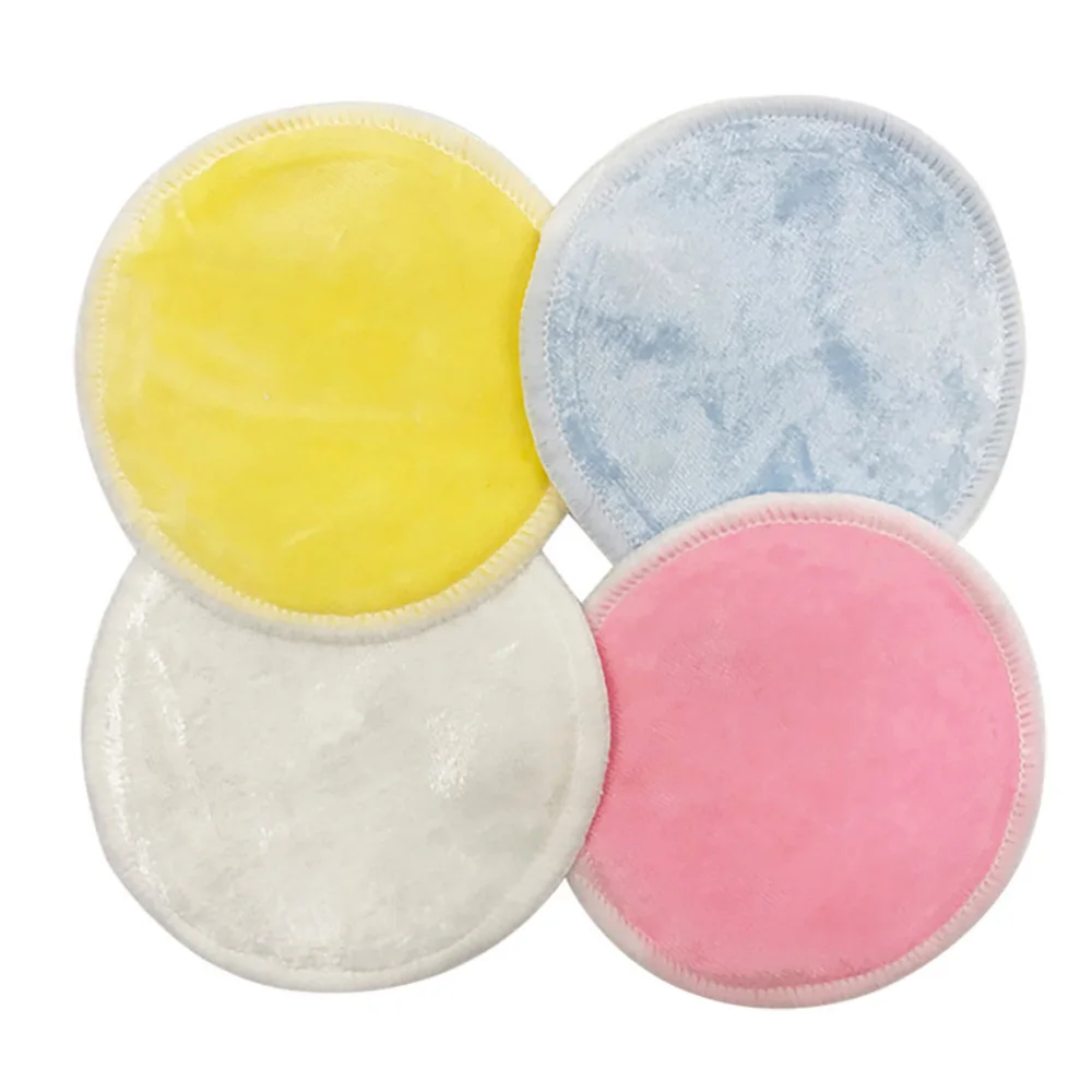 16 шт бамбуковая шерсть Органический Хлопок Моющиеся Многоразовые прокладки для