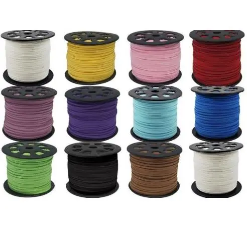 

jewelry eg3 s 3mm x1 5mm 100 meter black brown Faux Flat Suede velvet Lace Leather Cord Jewelry DIY Rope Clothes Shoes