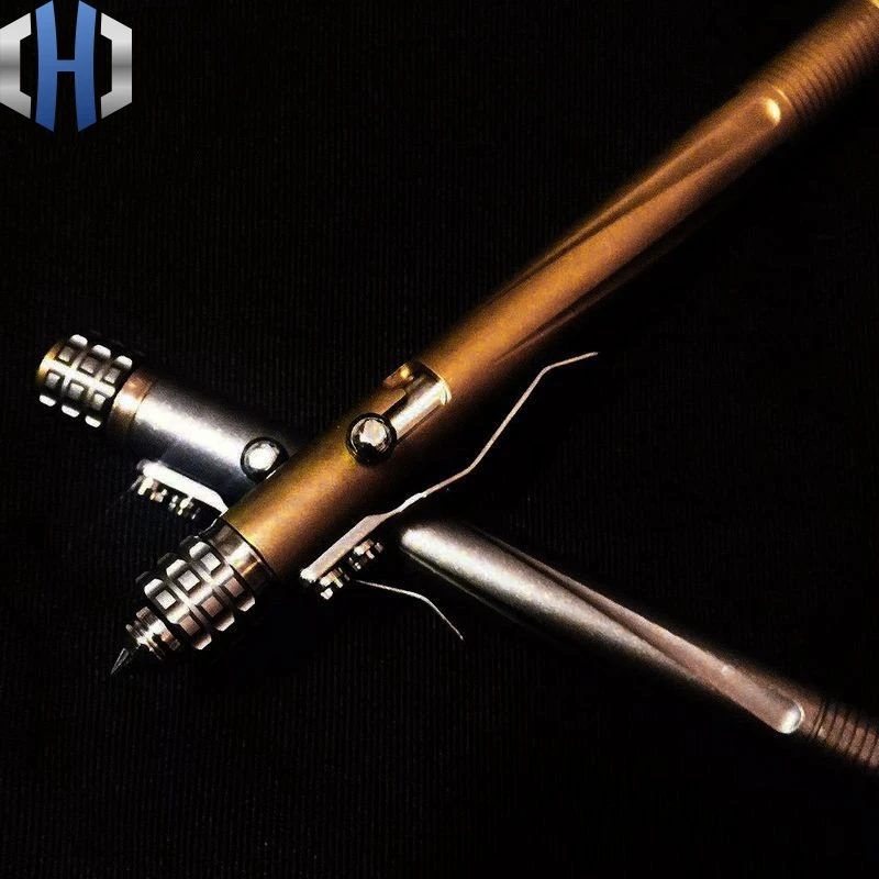 Online EDC Taktis Pena Menulis Pena Outdoor Pertahanan Diri Jendela Rusak Multi-Fungsi Pen