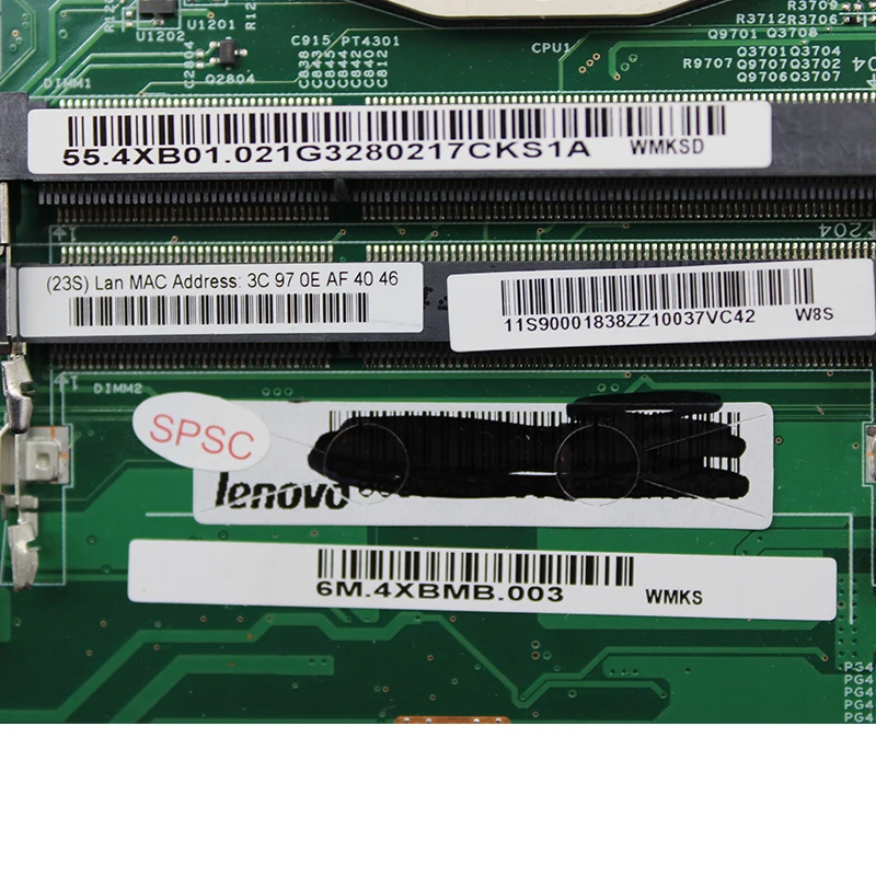 48.4TE05.011 для lenovo B590 Материнская плата ноутбука 610 м HM70 FRU: 90001039 USB3.0 тест неповрежденным