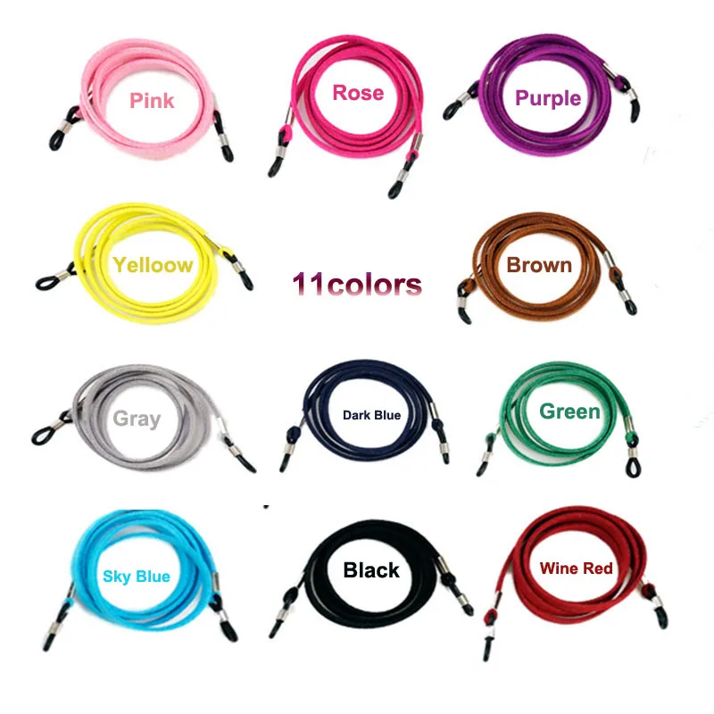 Новые Красочные Плетеные солнцезащитные очки из искусственной кожи Ремешки