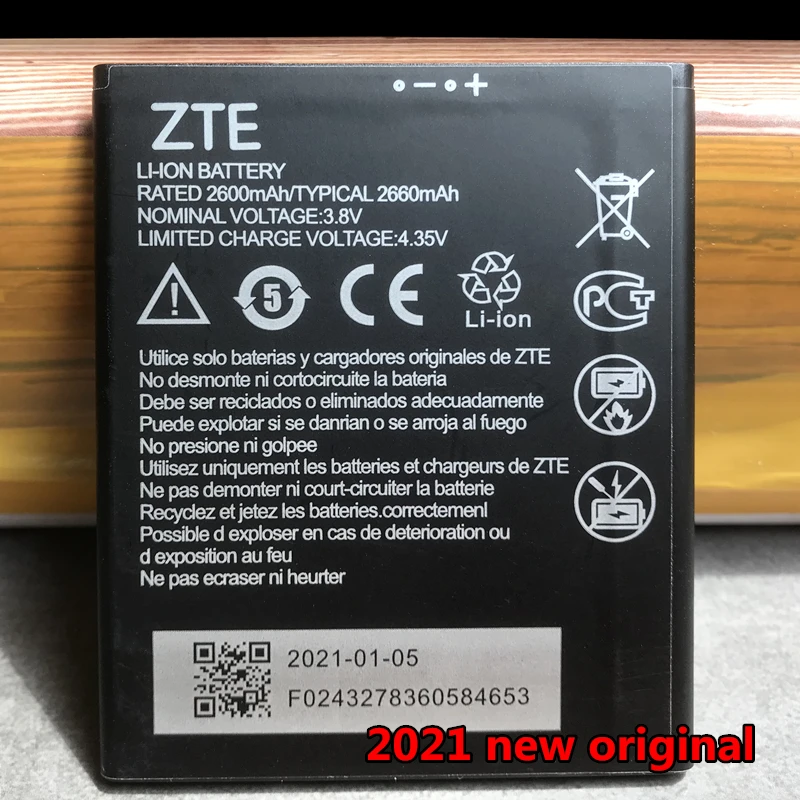 

Новый оригинальный аккумулятор Li3826T43P4h705949 для ZTE Blade A5 2019, высококачественные батареи для ZTE Blade A3 2020 / A3 2020T 2660 мАч