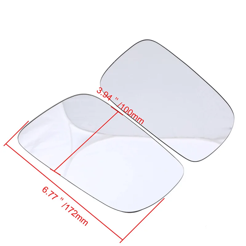 Posbay левая/правая Боковая дверь Зеркало Заднего Вида Стекло с подогревом для VW Jetta