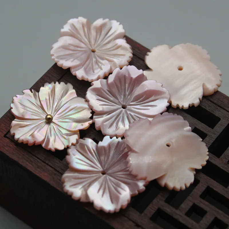 Бусина с резьбой из натурального жемчуга 5 дюймов 20 мм|Бусины| |