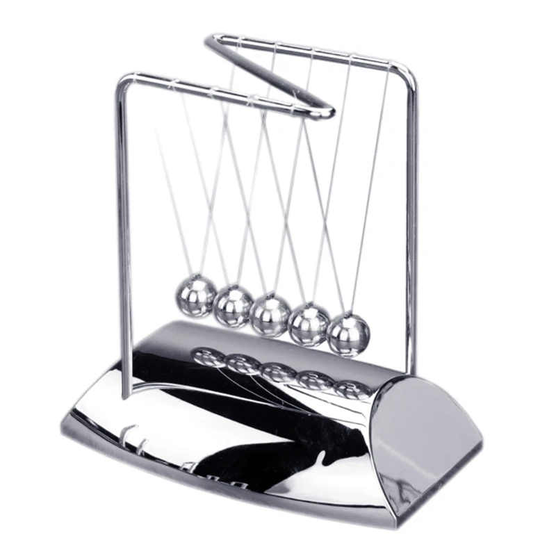 Newtonâs Cradle Fidget Desk Toy Pendulum Ball Conservation of Energy Laws Non-Perpetual Motion Anxiety Office Decor | Игрушки и