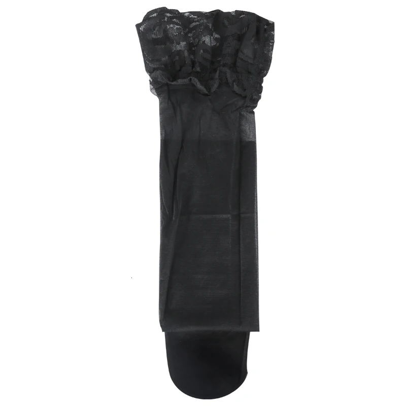 Эротические однотонные женские высокие носки bas sexy милые кружевные чулки выше