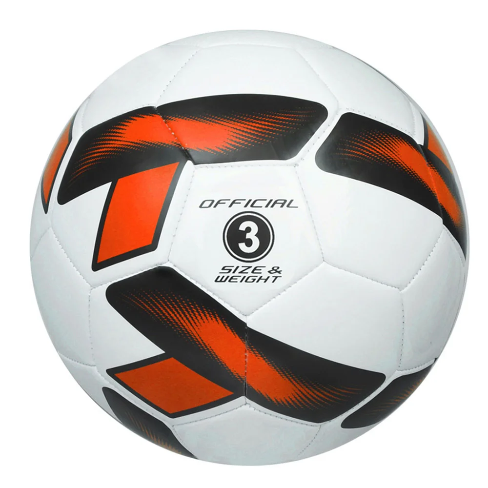 Children Soccer Ball Indoor Football for Kids Safe Toy Balls Outdoor Soft TPU Waterproof Primary School Students White Size 3