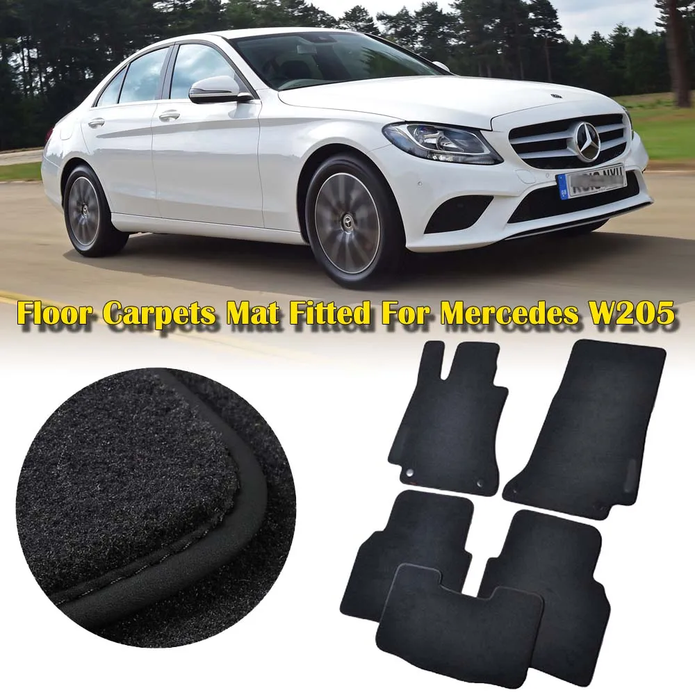 Твердый нейлон авто без запаха коврики лайнер ковер подходит для Benz C Class W205 2015