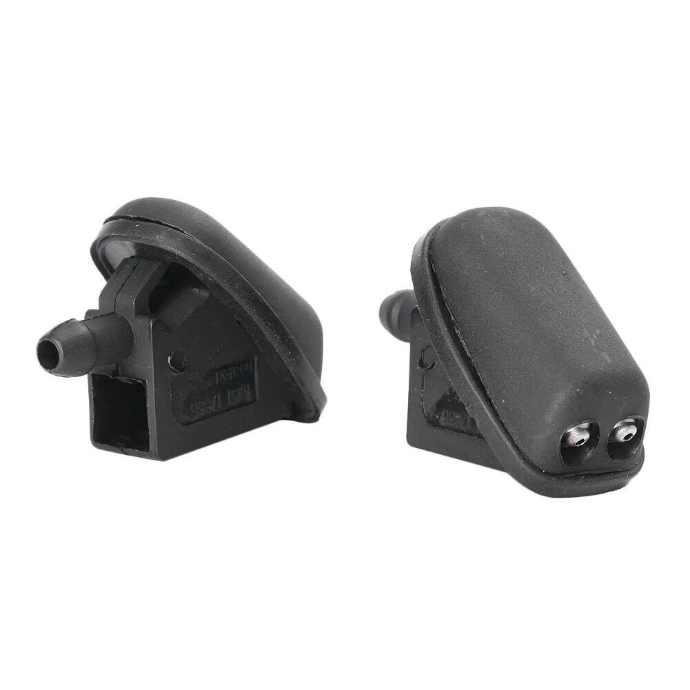 

2x Windscreen Wiper Spray Jet Nozzle Washer For Ford Fiesta 2001-2008 Black Fan Spout Cover Washer Outlet Wiper Nozzle Adjustmen