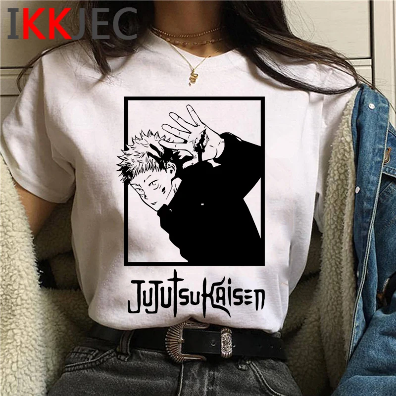 

Jujutsu Kaisen t shirt summer top male print vintage couple clothes 2021 t-shirt t shirt tumblr