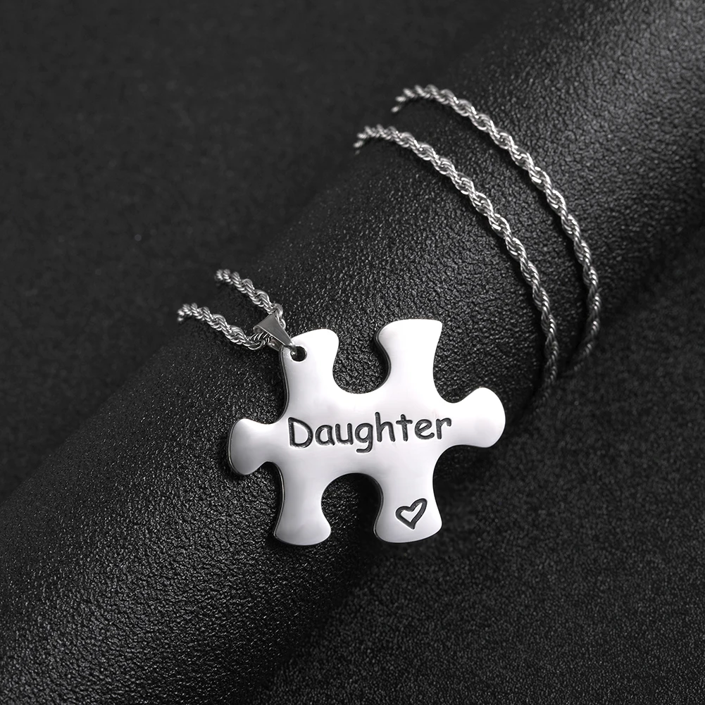 Fishhook новая мать любовь дочь семья головоломки из нержавеющей стали для женщин