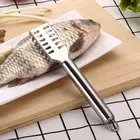 1 шт., ручной нож для чистки рыбы, морепродуктов, из нержавеющей стали