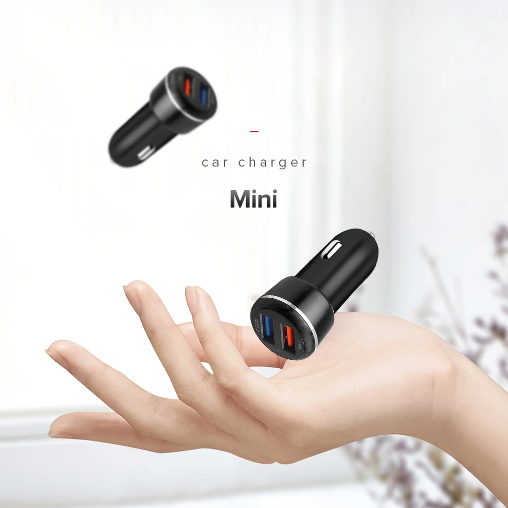 Зарядное устройство для телефона QC3.0 с двумя USB-портами адаптер питания 2 портами