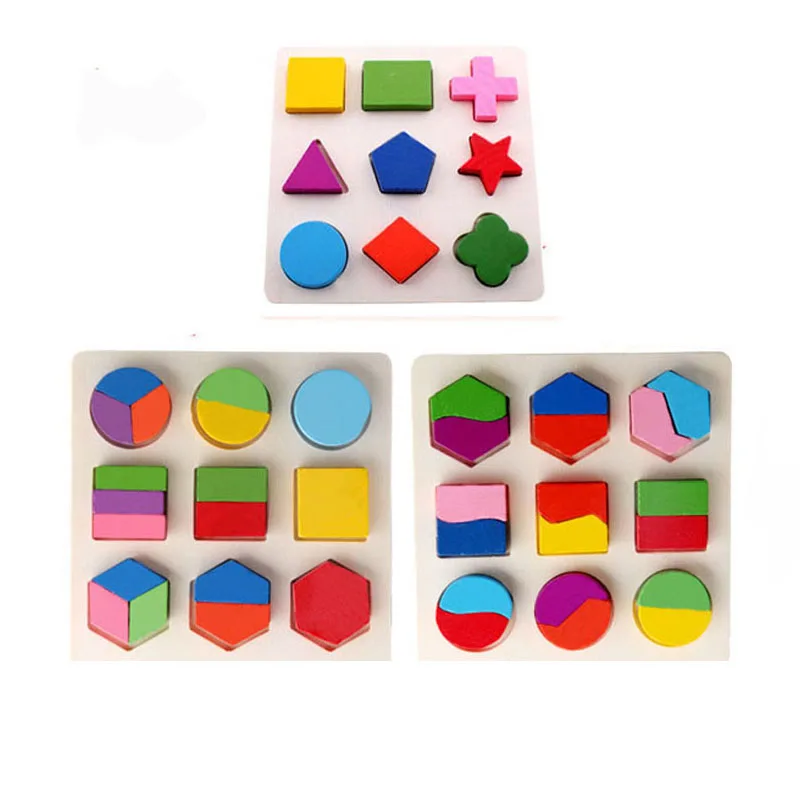 Обучающие Развивающие детские деревянные игрушки головоломка 3D волшебные