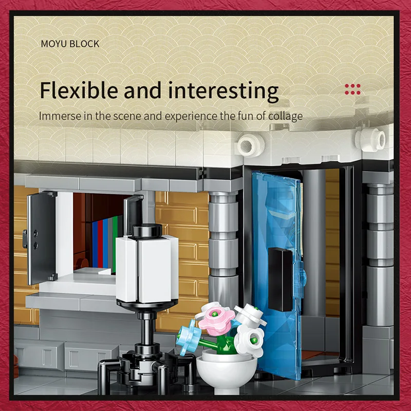 Конструктор уличная архитектура конструктор домик для вкусных суши сборная