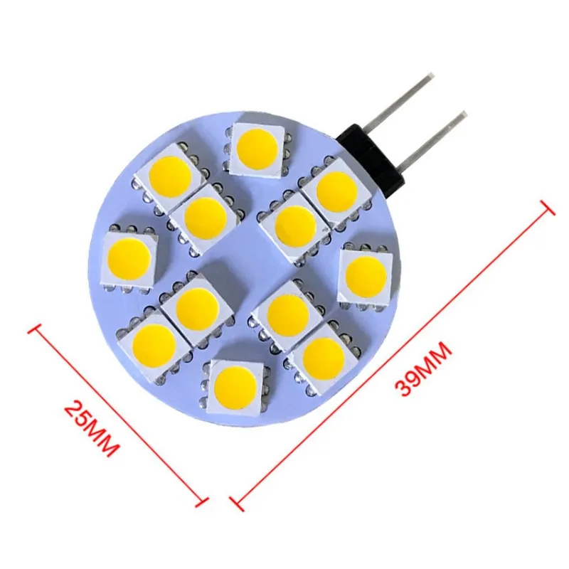 Точечный светильник 15 * 5050SMD 5 Вт G4 светодиодный мини-светильник Светодиодная