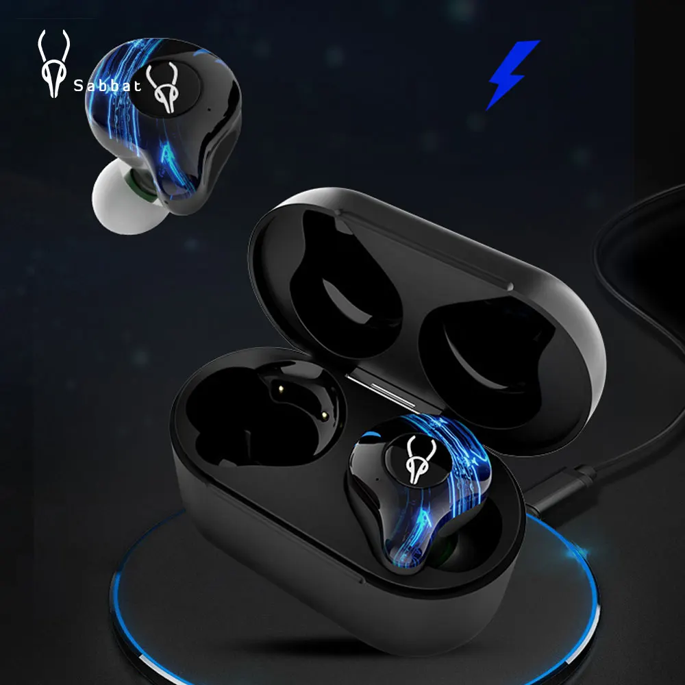 Sabbat G12 Elite Wireless TWS Earphone BT 5.0 Gaming Music Noise Reduction Earphones Mic 6D Soundscape X12 E12 Headset | Электроника