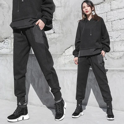 Новые европейские и американские осенние зимние женские шаровары большого