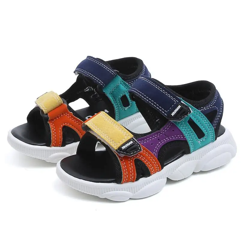 

2020 Summer Kids Casual Shoes Brand open Toe Toddler Boys Girls Sandals Orthopedic Sport PU Leather Baby Beach Sandals Shoes