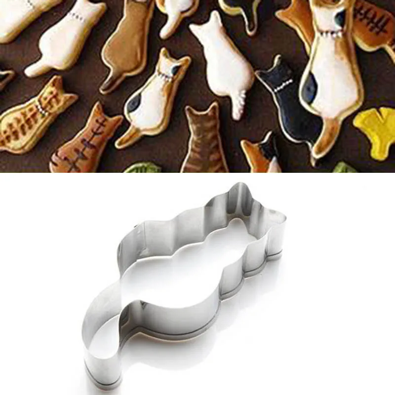 Форма кошки из алюминиевого сплава уникальная форма для выпечки тортов шоколада