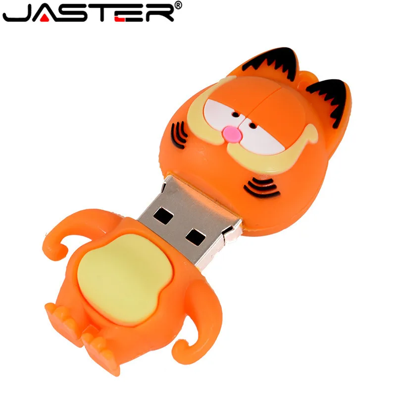 Портативная USB флешка JASTER внешняя карта памяти с изображением мультяшного кота