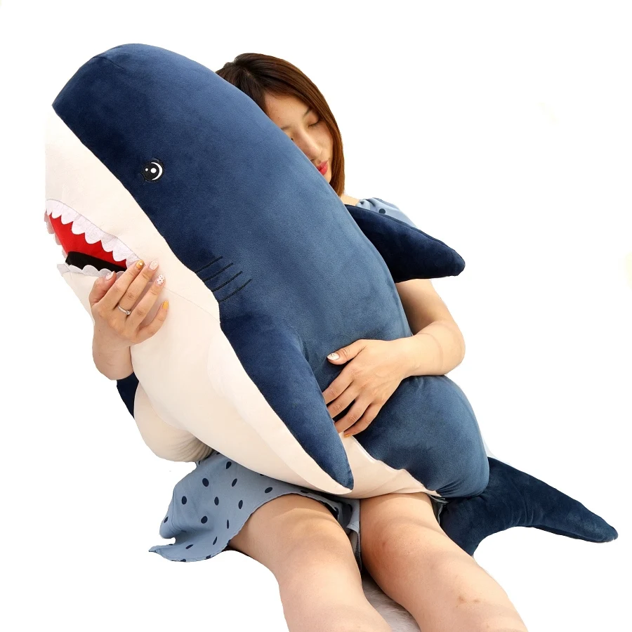 55-115cm Super Soft Plush Toy Sea Animal Big Shark/Whale Stuffed Children's birthday gift | Игрушки и хобби
