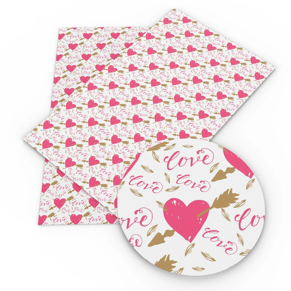 Давид аксессуары 20*33 см День Святого Валентина сердце искусственная кожа ткань