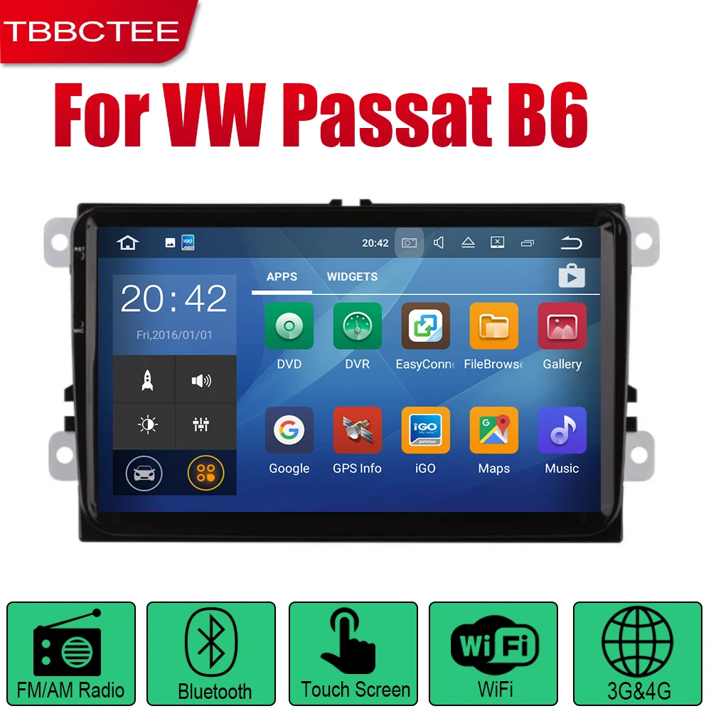 TBBCTEE автопроигрыватель gps навигация Android мультимедиа для Volkswagen VW Passat B6 2005 ~ 2010
