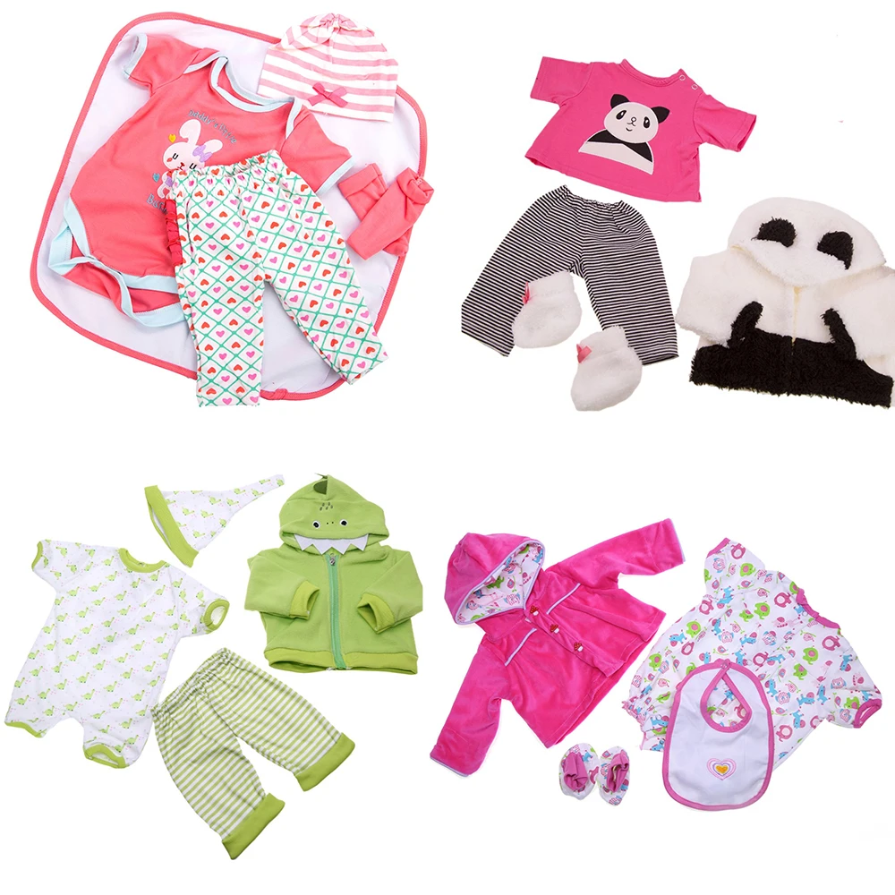 52-57CM Doll Clothes fit 22 inch 23 inch Bebe Reborn Bonecas
