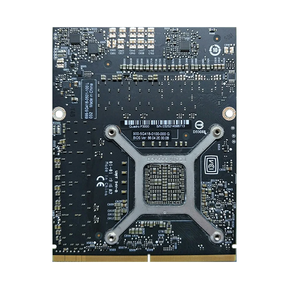 Квадро P3000M P3000 GDDR5 6 Гб Видео Графика карты N17E Q1 A1 с X скоба для HP ZBook 17 G3 G4 Dell M7710 M7720