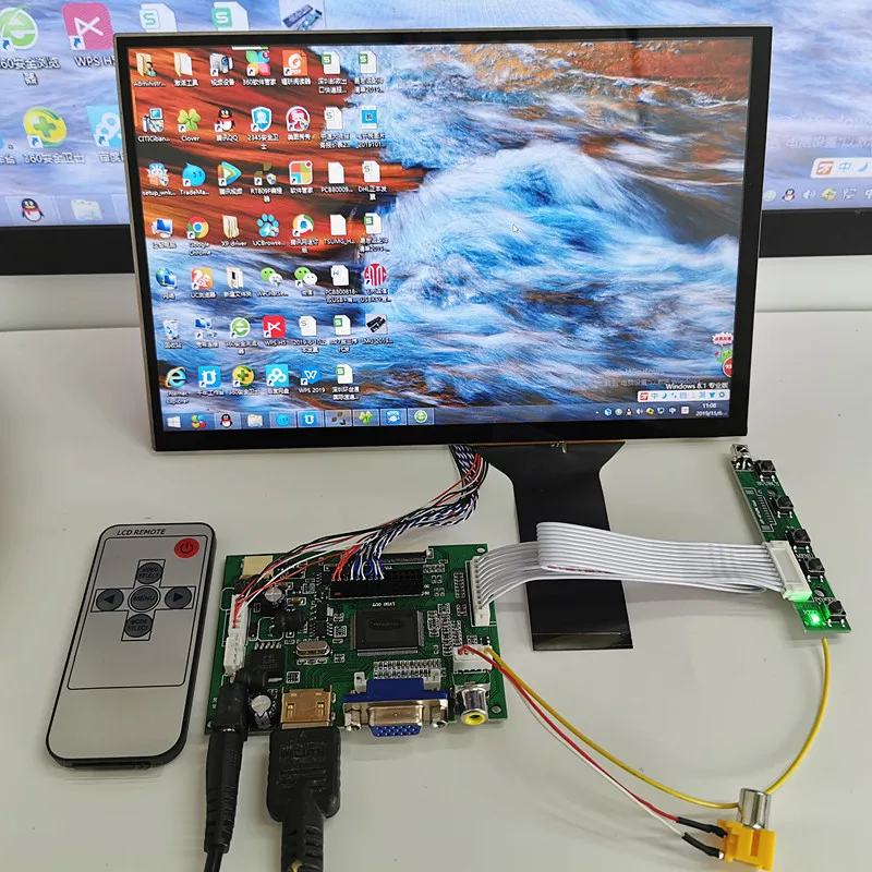 10 1 дюймов 1280x800 16:10 ЖК дисплей емкостный сенсорный экран в комплекте с монитором