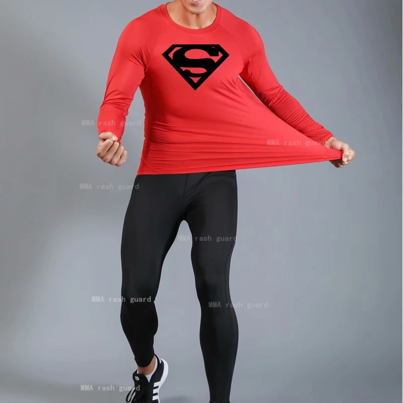 High Quality Winter Men's Thermal underwear Set Long sleeve T-shirt + Pants 2-pc /set Base layer Warm Tracksuit Men Jogging suit