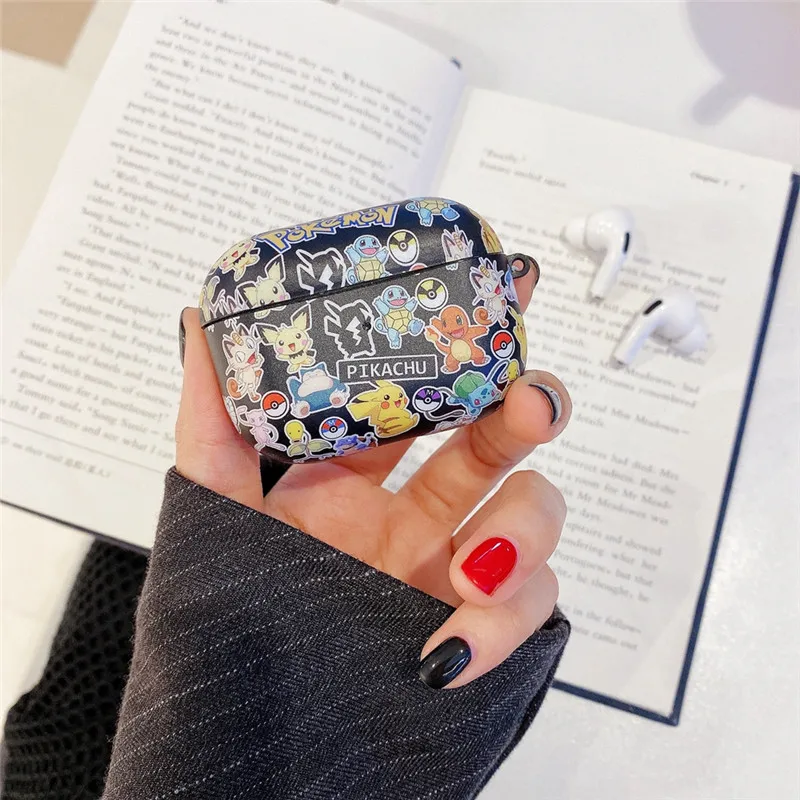 6 Чехол для Airpods Pro, роскошный чехол с 3D милым мультяшным Пикачу, чехол с Bluetooth для наушников, чехол для AirPods 3, чехол, fundas Coque - Цвет: 6