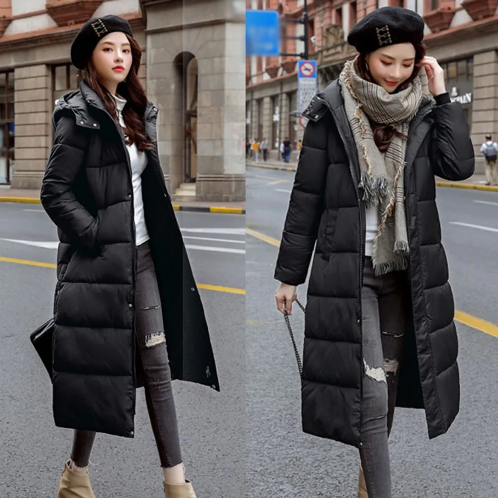 Chaqueta mujer manteau femme зимнее пальто для женщин зимнее теплое хлопковое зимнее пальто с длинными рукавами abrigos mujer invierno