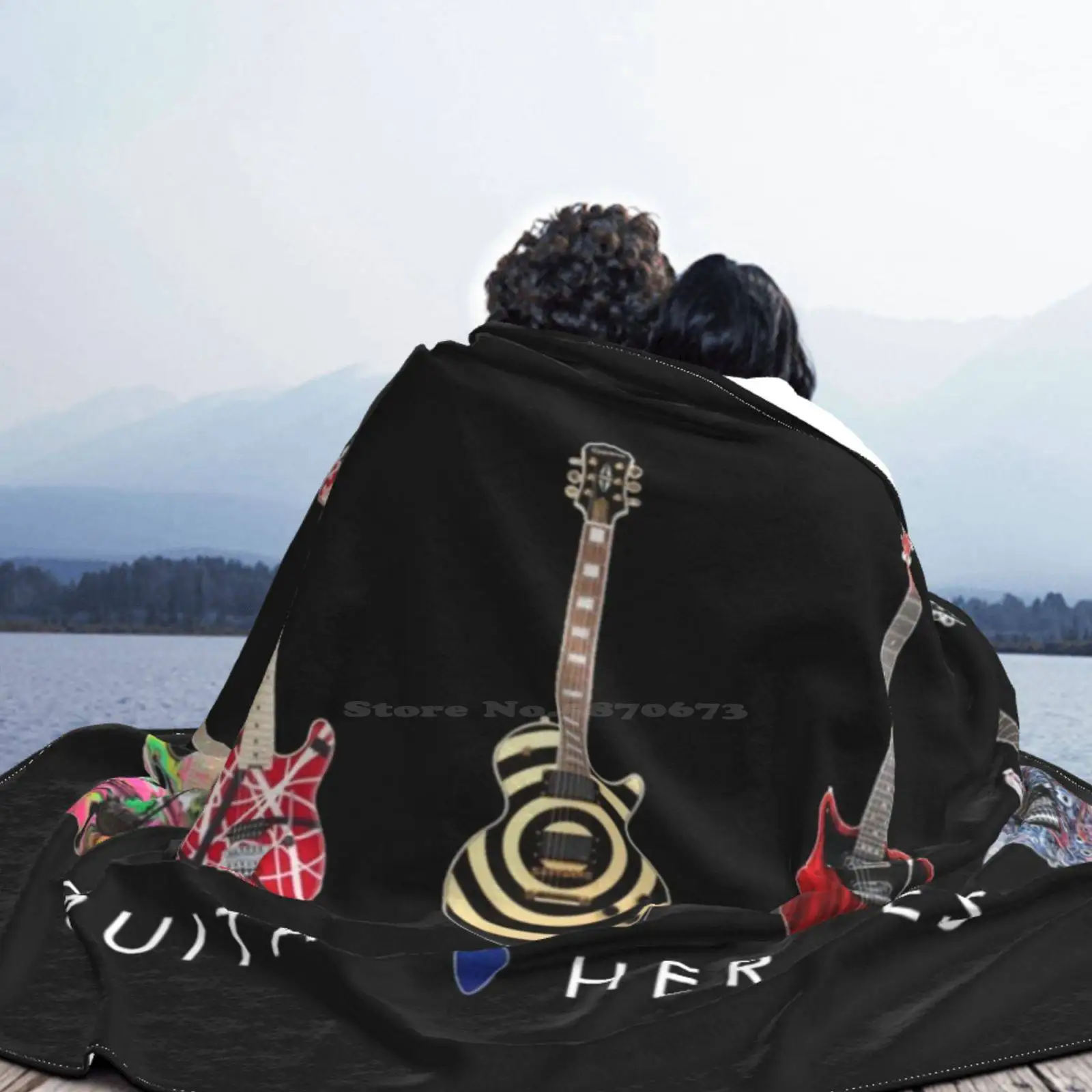 Герои гитары! Супер теплые мягкие одеяла накидка на диван/кровать/дорожная