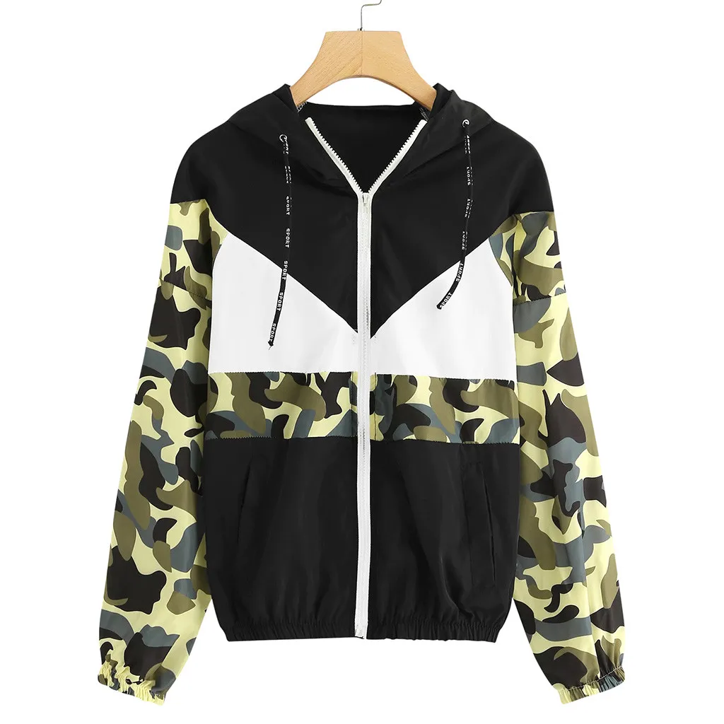 SAGACE 2020 осень и зима новая женская камуфляжная повседневная спортивная куртка на