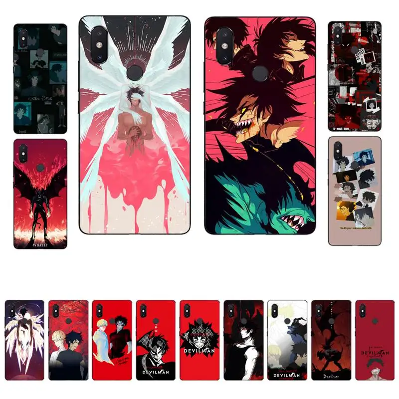 

YNDFCNB Anime Devilman Crybaby Phone Case for Xiaomi mi 8 9 10 lite pro 9SE 5 6 X max 2 3 mix2s F1