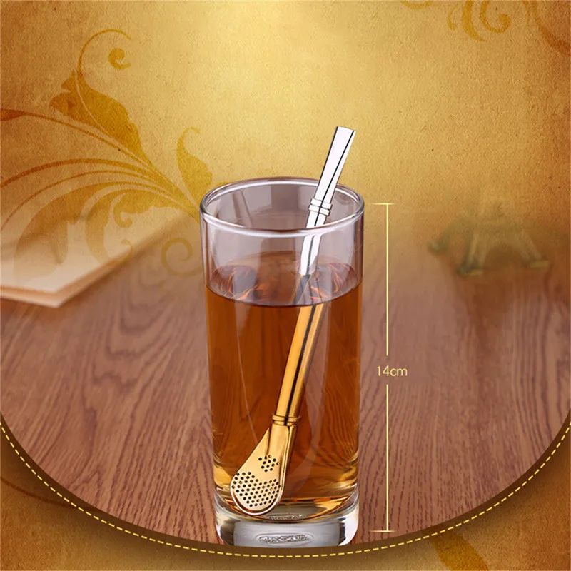 SEAAN 304 Соломка для напитков из нержавеющей стали чайная и кофейная ложка