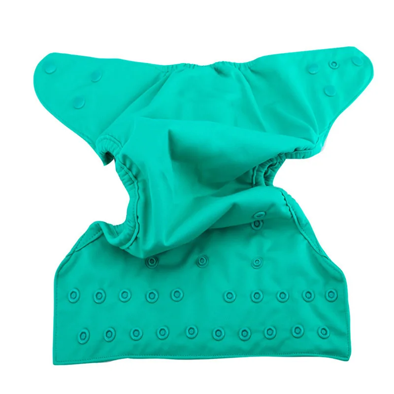 Cloth Diapers Baby Solid color Leak-proof Adjustable Reusable Aappies Washable | Мать и ребенок