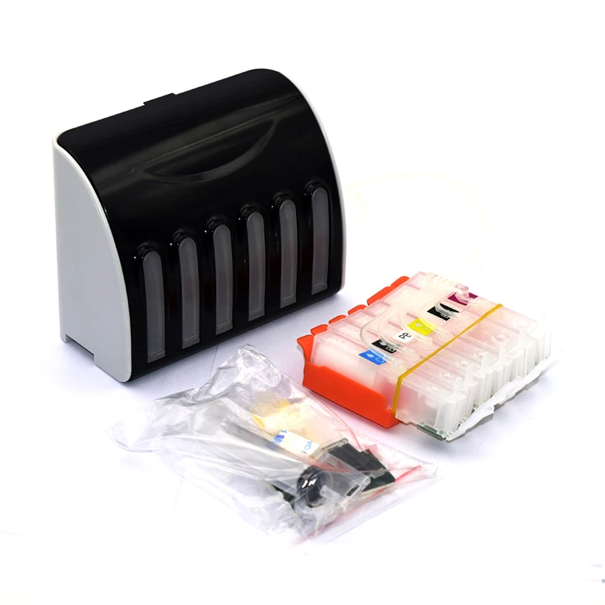 PGI 580 581 5 цветов СНПЧ система с постоянным чипом для canon PIXMA ts705 TR7550 TR8550 TS6150 TS8150 TS9150