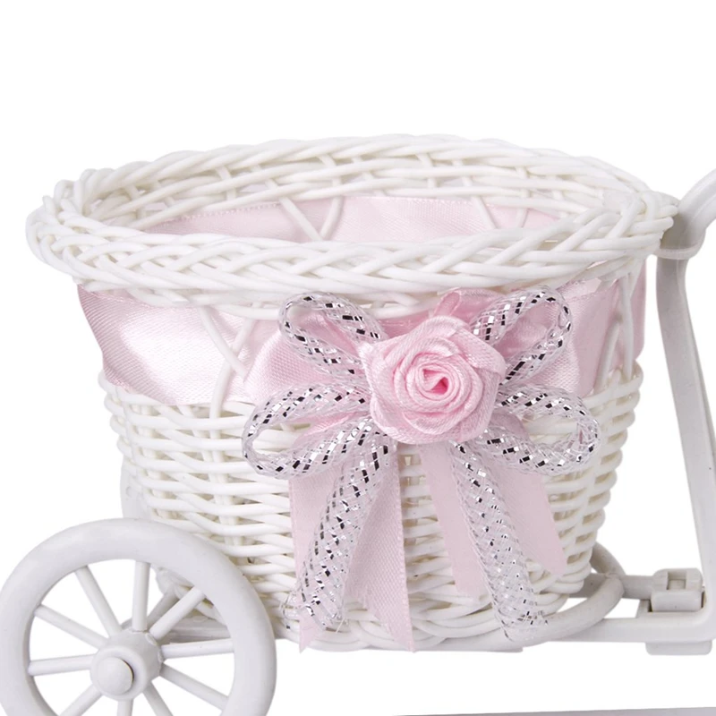 Трицикл ручной работы/велосипед Цветочная корзина для цветочной вазы и хранения