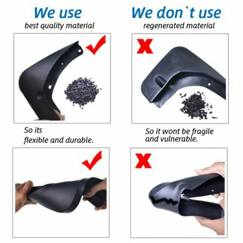 

Car Mud Flaps Mudflaps Splash Guards for Skoda Octavia A5 2004-2012