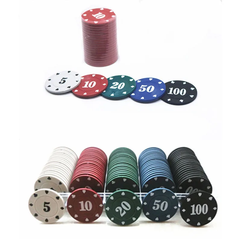100pcs Casino Poker Chip Box Acrylic Fine Chips Transparent Game Tray Case With Covers Texas Set | Спорт и развлечения