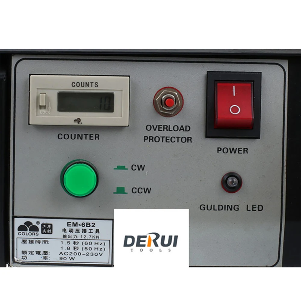 

Electrical Crimping Tools With Exchangeable Die Set Electric Crimper Electric Terminal Crimping Machine 0.25-10MM2 Crimping Tool