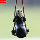 Аниме студийная фигурка Ghibli, Унесенные призраками фигурки без лица, игрушки сделай сам, Декор, Хаяо Миядзаки, качели, экшн-фигурки без лица, игрушка