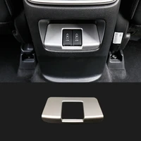 abs matte for honda cr v crv 2017 car rear charging interface panel decorative sticker cover trim car styling accessories 1pcs