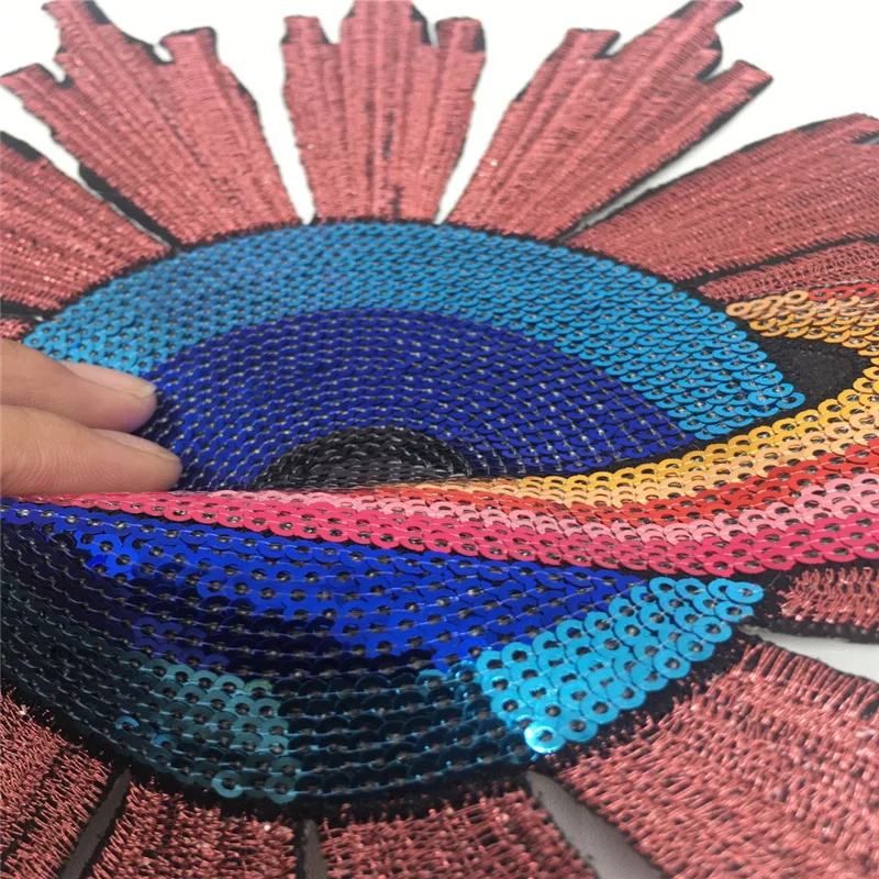 Вышивка блестками тканевые наклейки сделай сам украшение одежды аксессуары