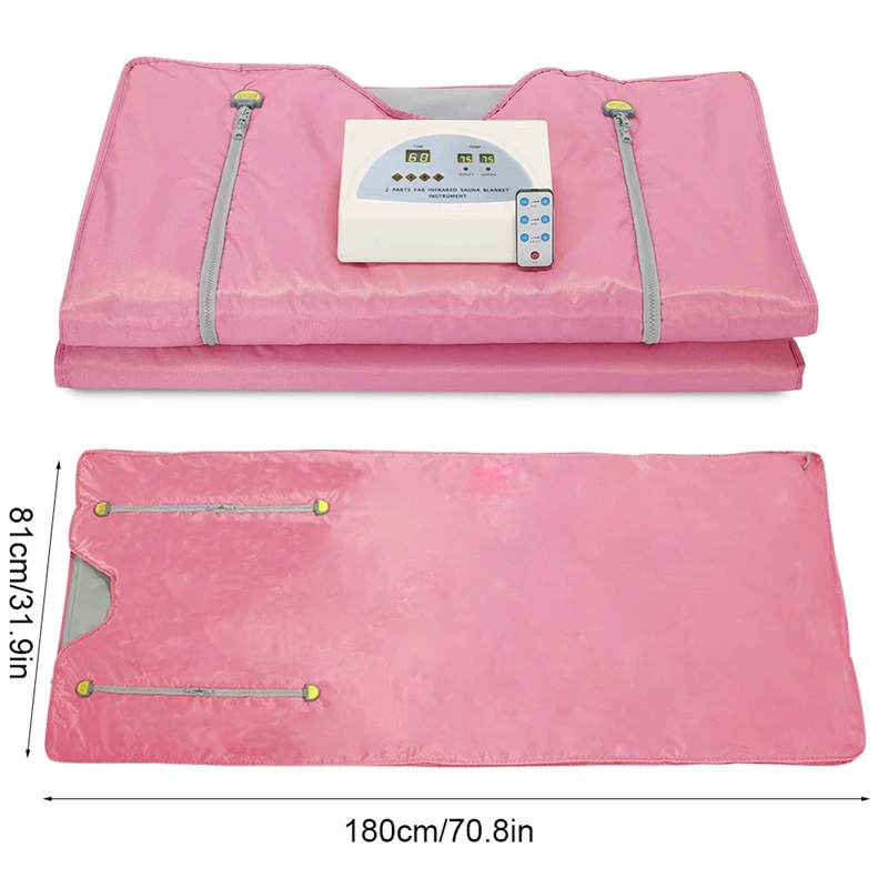 

110/220V Infrared Sauna Heating Blanket Detox Teraphy Body Massage Slim Lose Weight for Home spa to Make Body Health